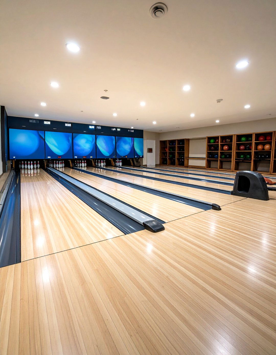 Home Bowling Alley Setup - 24 Garage Game Room Ideas