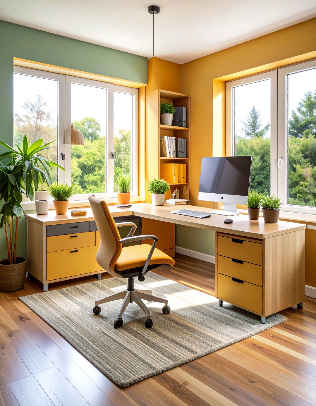 Home Office Corner Desk Cabinet - 24 Corner Cabinet Ideas