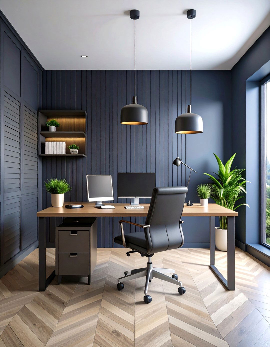 Home Office Professional Backdrop - 24 Beadboard Wall Ideas