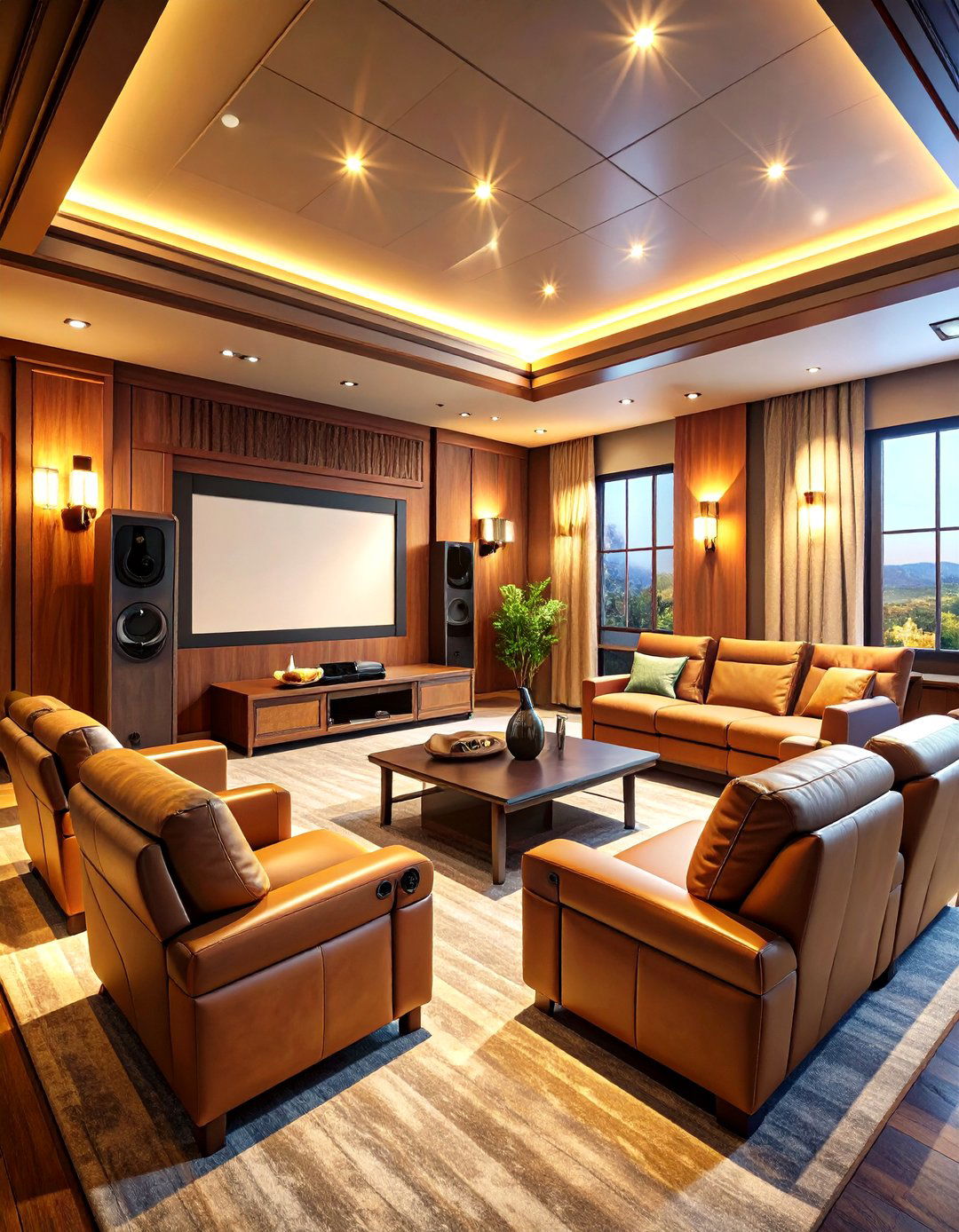 Home Theater Cinema Experience Cave - 24 Man Cave Ideas