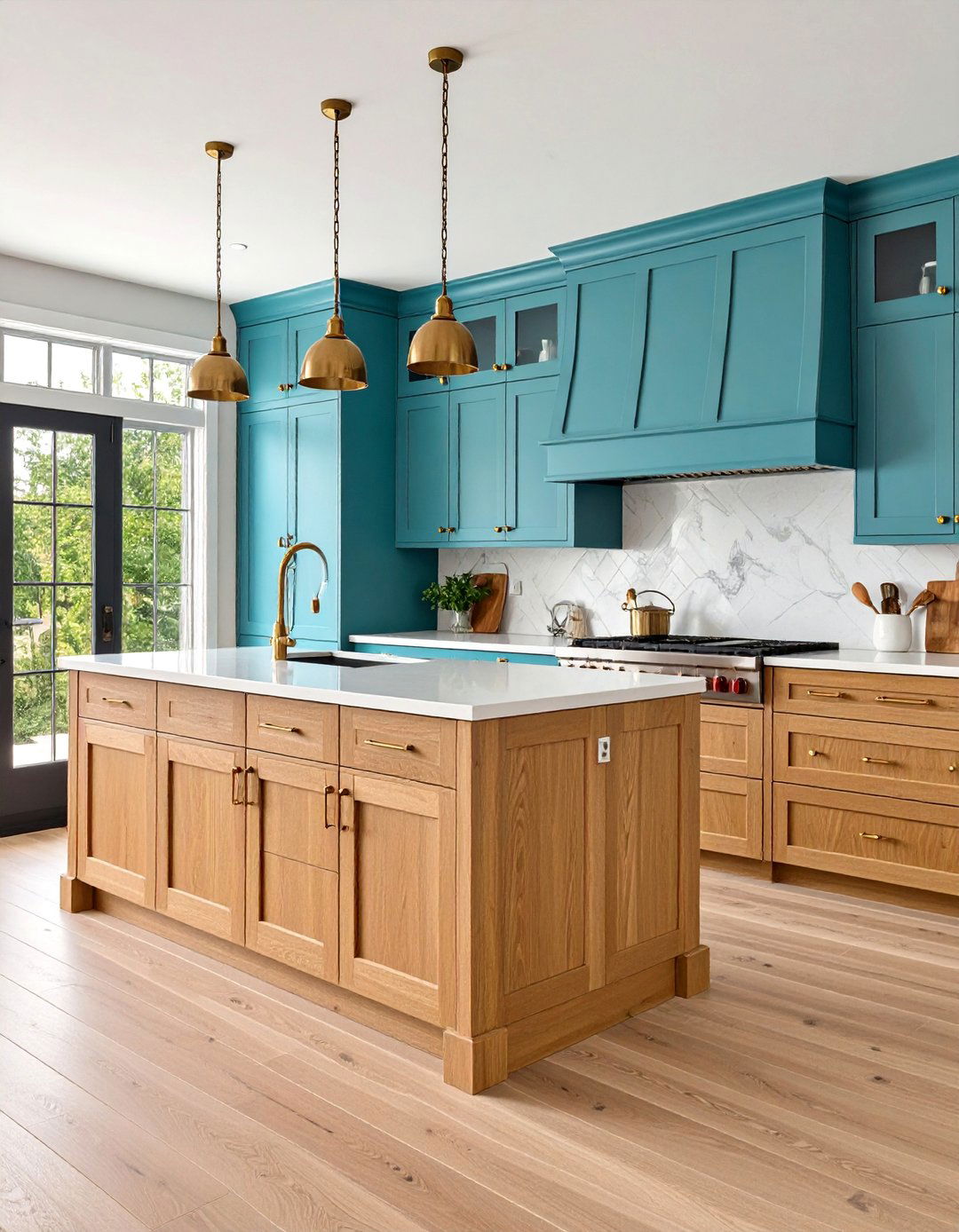 Honey Oak Cabinet Kitchen - 24 1980s Kitchen Ideas
