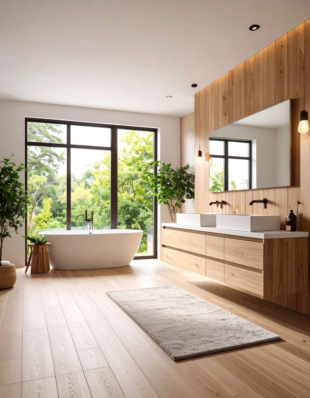 Horizontal Beadboard Modern Bathroom Update - 24 Beadboard Bathroom Ideas
