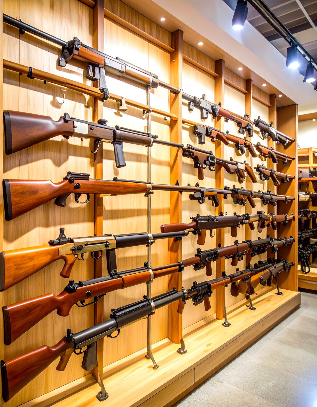 Horizontal Showcase Configuration - 24 Gun Wall Ideas