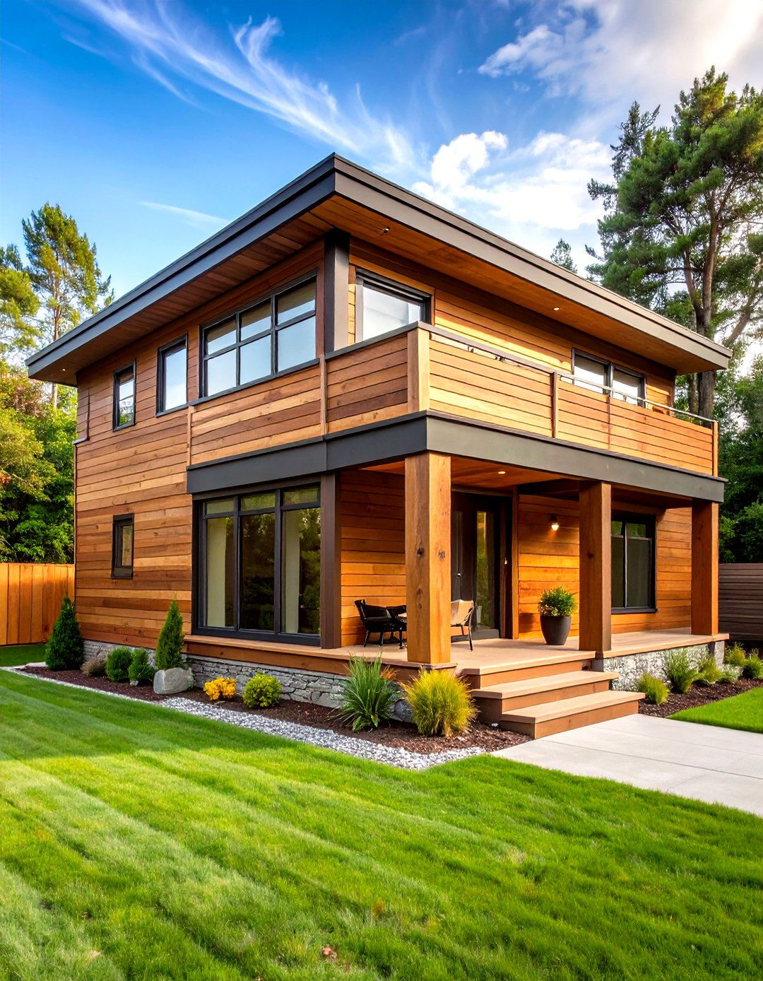 Horizontal Wood Siding Placement - 24 Mid-Century Modern Exterior Home Ideas