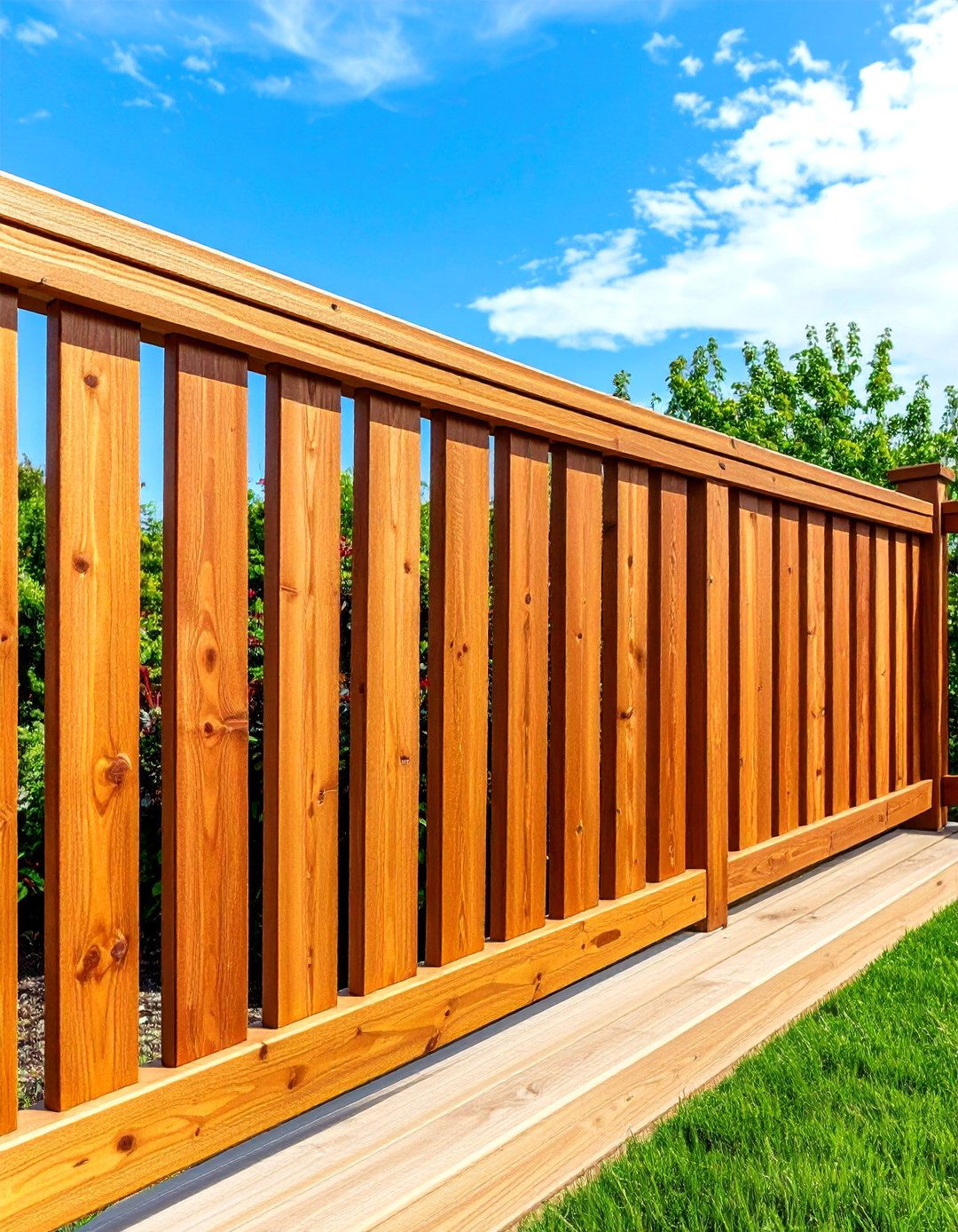 Horizontal Wood Slat Design - 24 Deck Railing Ideas