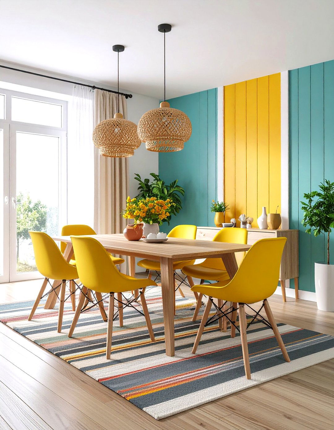 Horizontal and Vertical Shiplap Mixed - 24 Shiplap Dining Room Wall Ideas