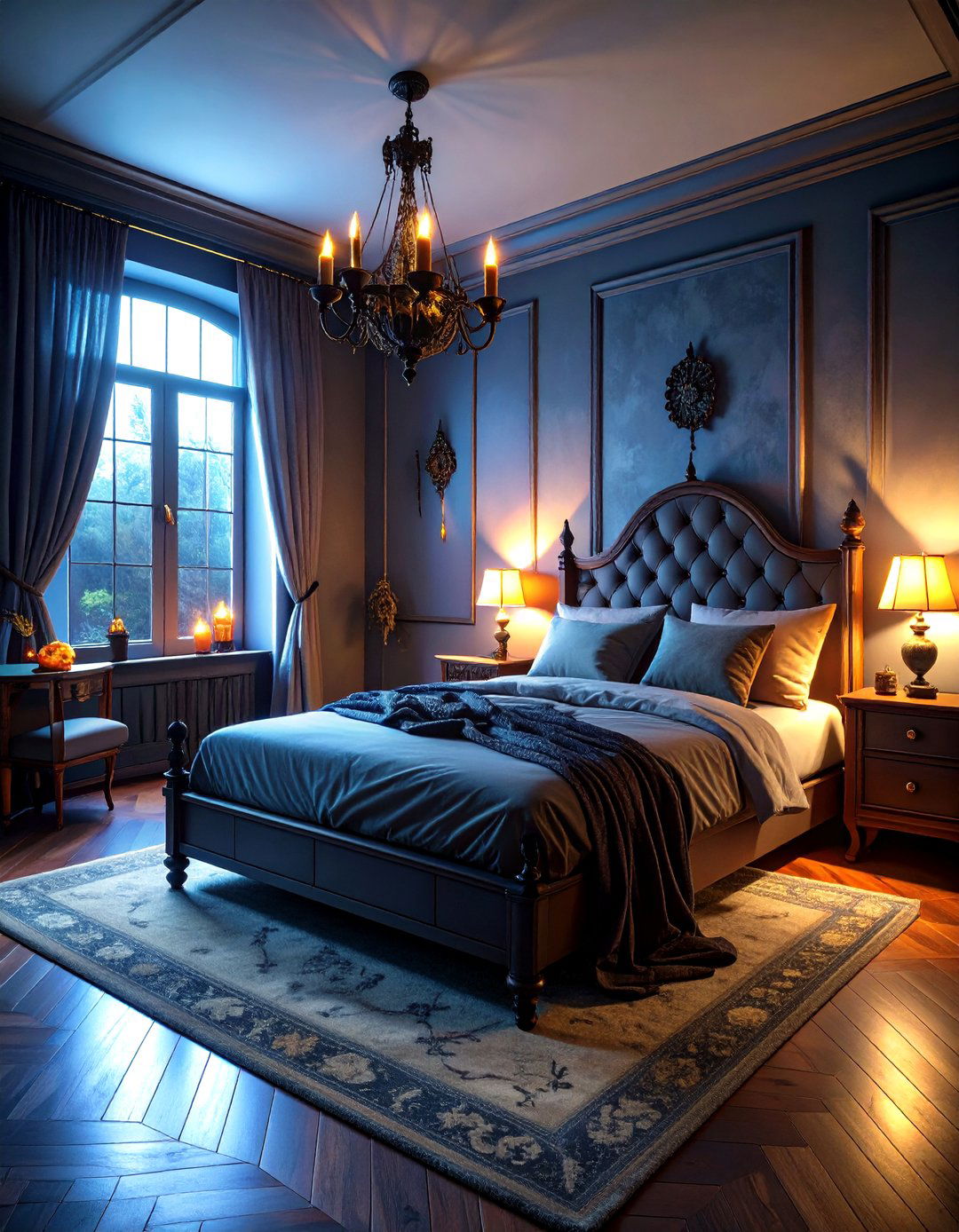 Horror Gaming Nightmare with Spooky Atmospheric Elements - 24 Gaming Bedroom Ideas