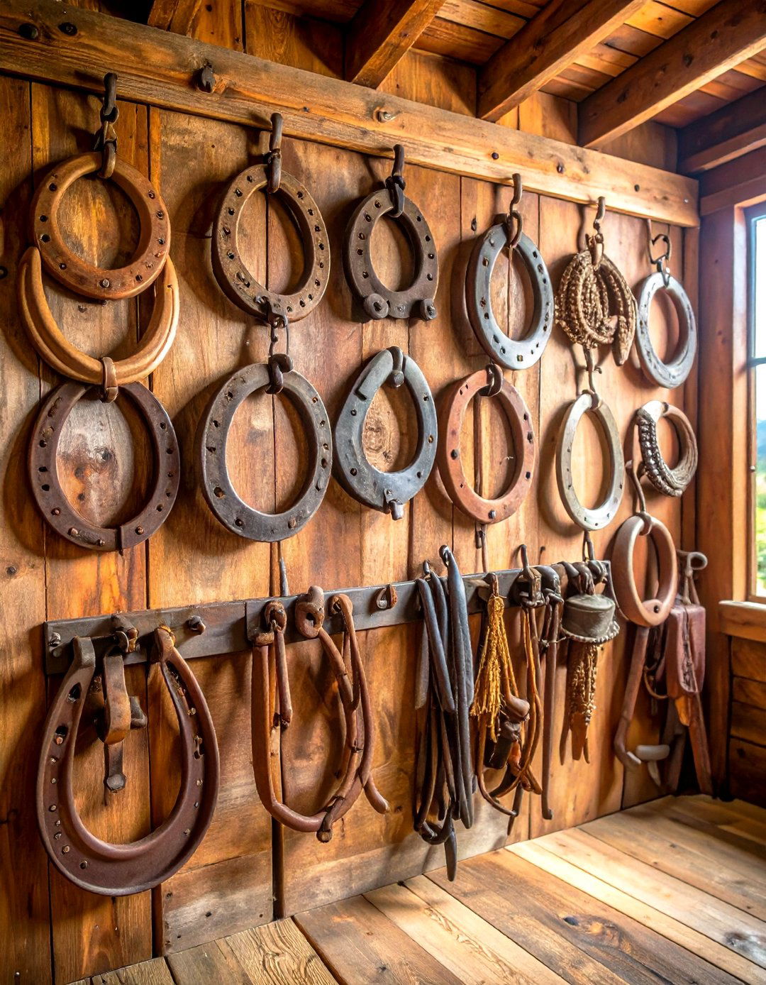 Horseshoe Metal Accent Collection - 24 Cowboy Room Decor Ideas