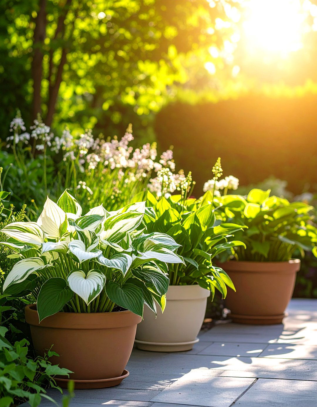 Hostas for Elegant Shade Foliage - 24 Outdoor Plants for Patio