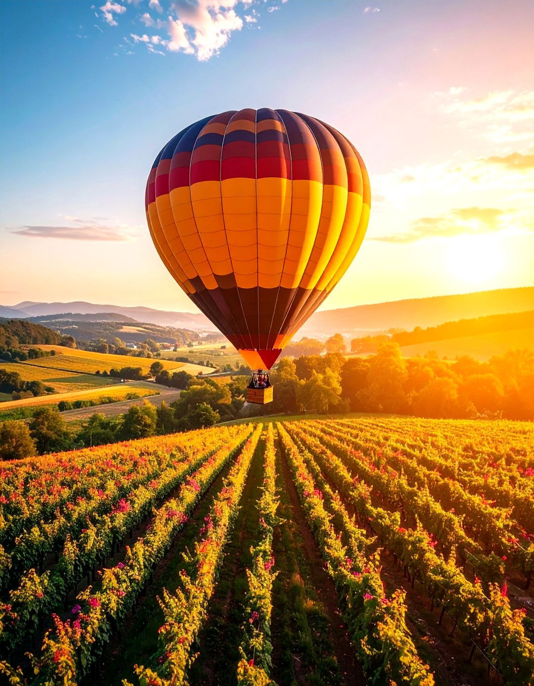 Hot Air Balloon Romantic Ride - 24 Wedding Anniversary Ideas