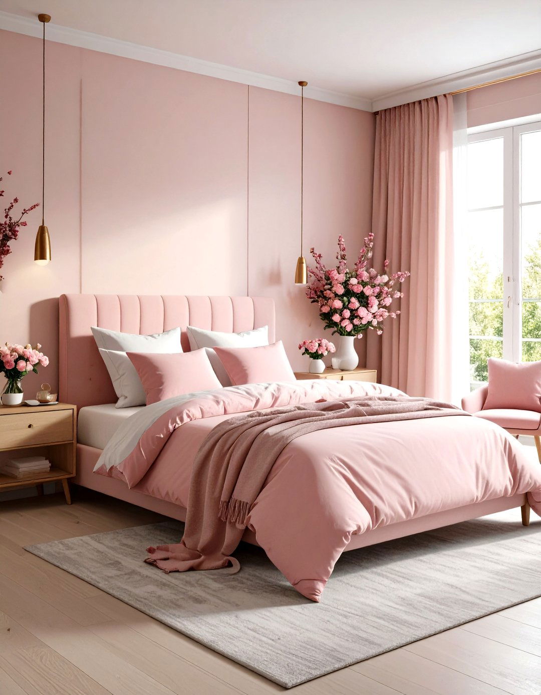 Hot Pink Seasonal Transformation Bedroom - 24 Hot Pink Bedroom Ideas