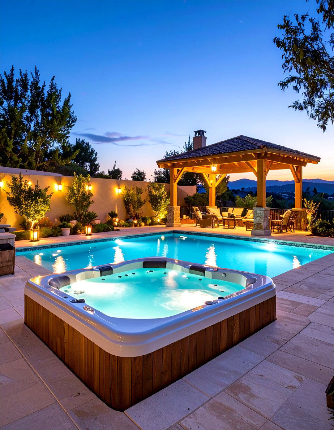 Hot Tub Spa Pool Gazebo - 24 Pool Gazebo Ideas