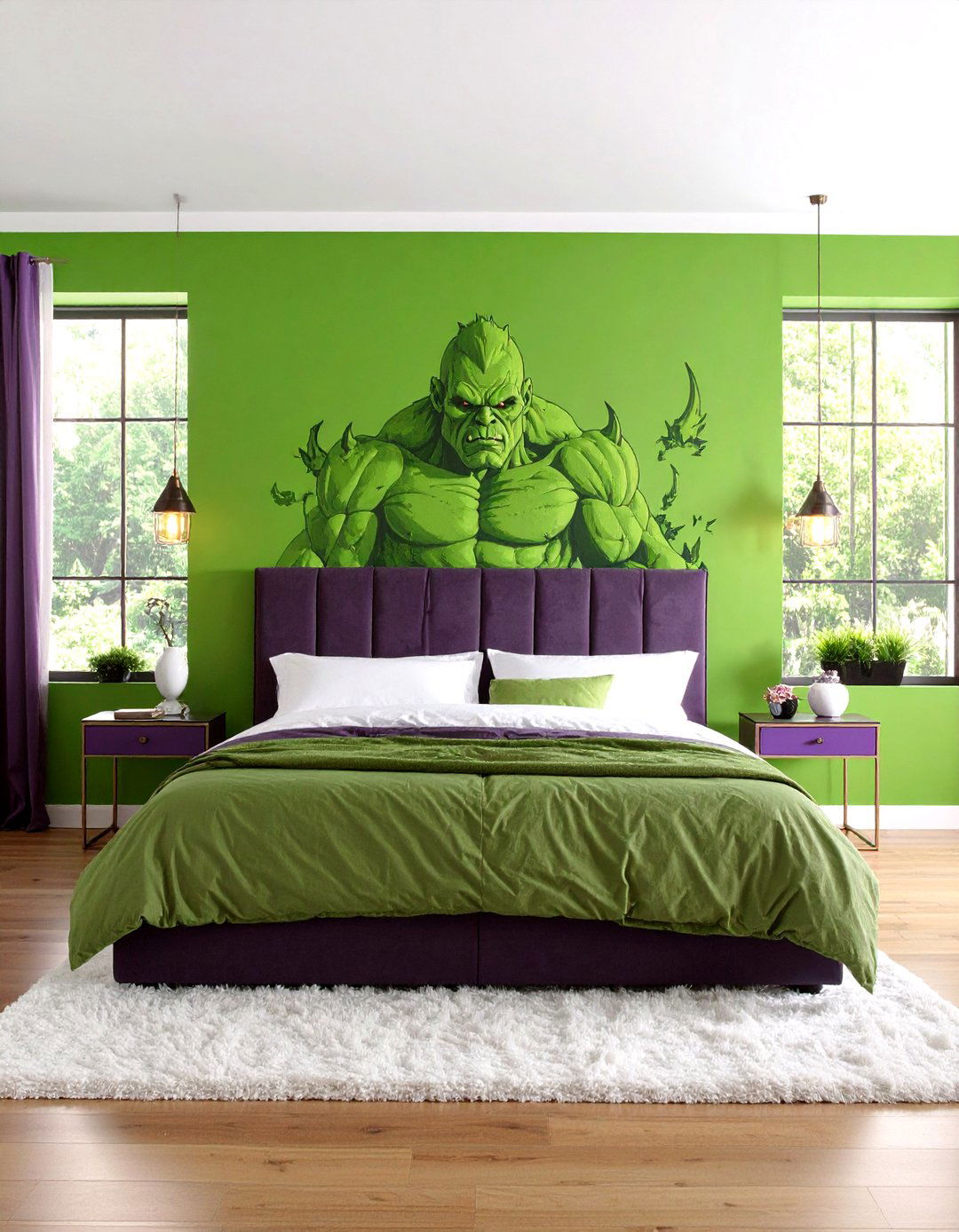 Hulk Smash Power Chamber - 24 Marvel Bedroom Ideas