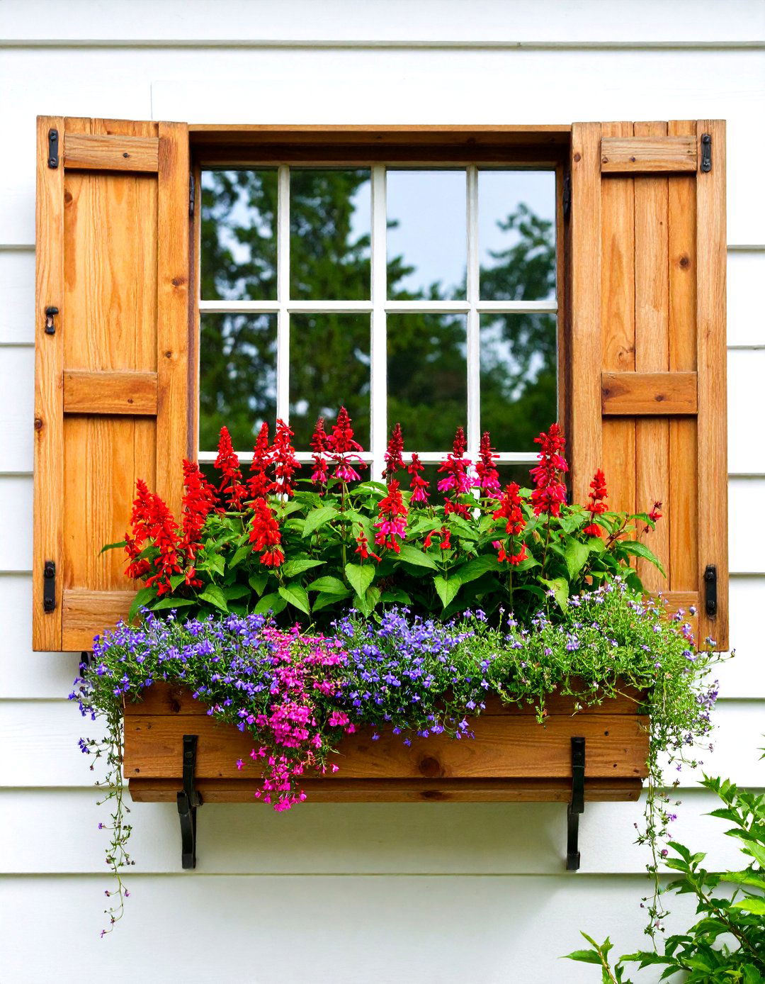 Hummingbird Haven Window Box - 24 window box ideas