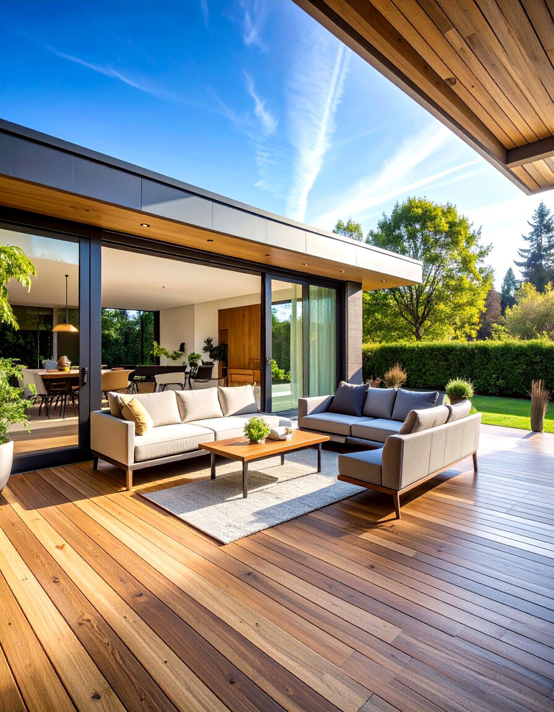Hybrid Indoor Outdoor Room Designs - 24 Deck Roof Ideas
