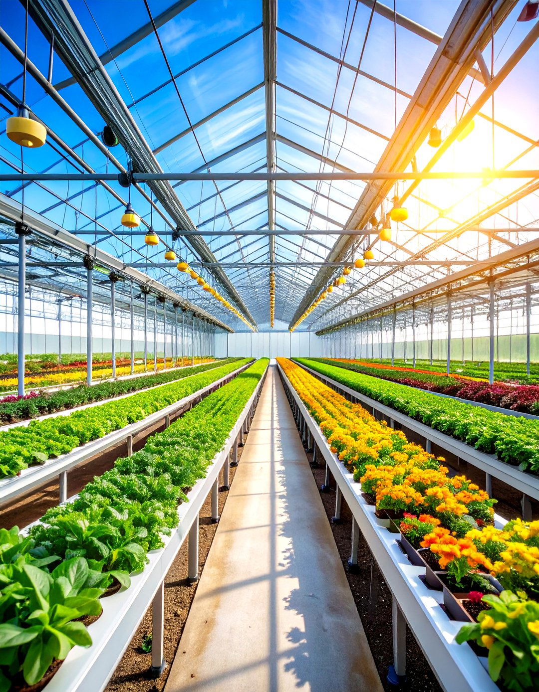 Hydroponic Greenhouse with Soilless Growing Systems - 24 Greenhouse Ideas