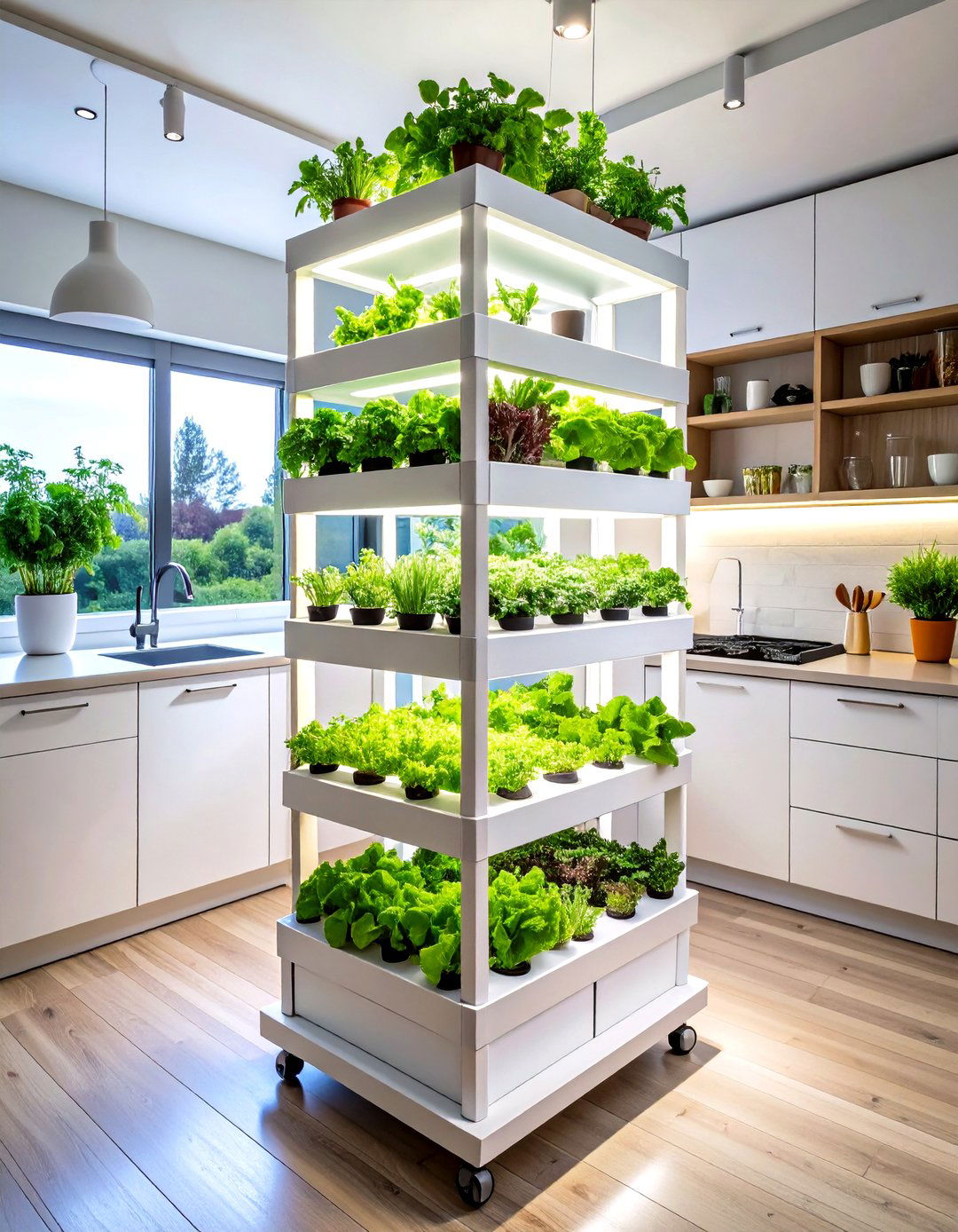 Hydroponic Tower Gardens - 24 Indoor Garden Ideas