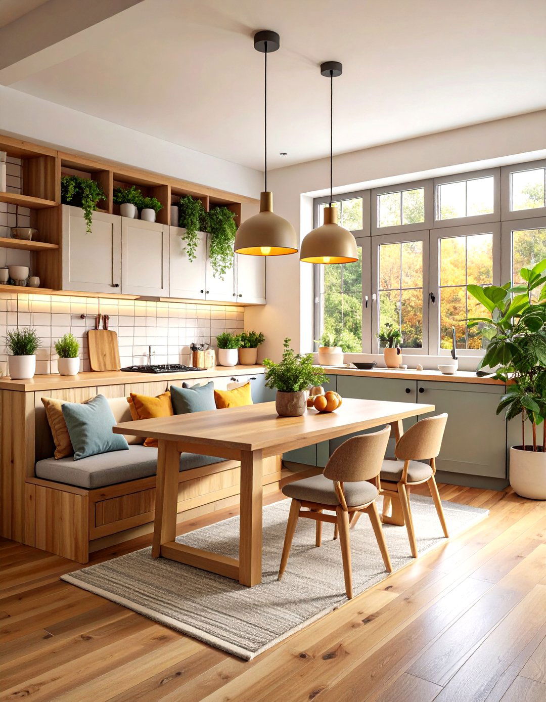 Hygge Inspired Kitchen Dining Nooks - 24 Scandinavian Kitchen Ideas