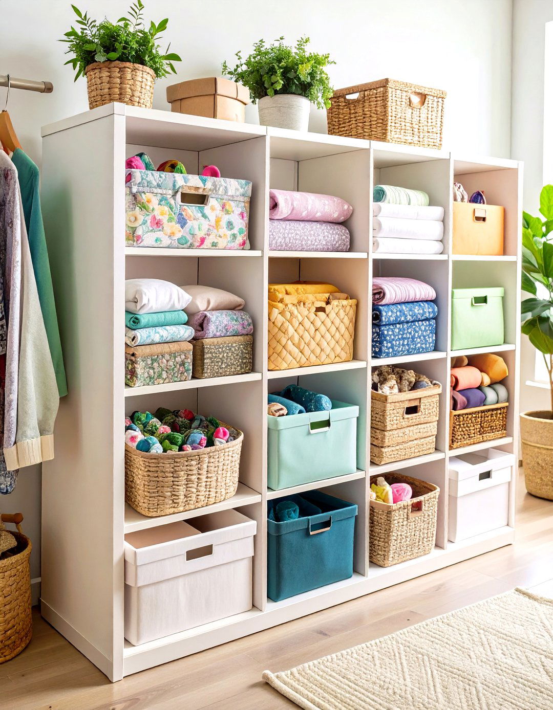 IKEA Kallax Cube Organization - 24 Small Craft Room Ideas