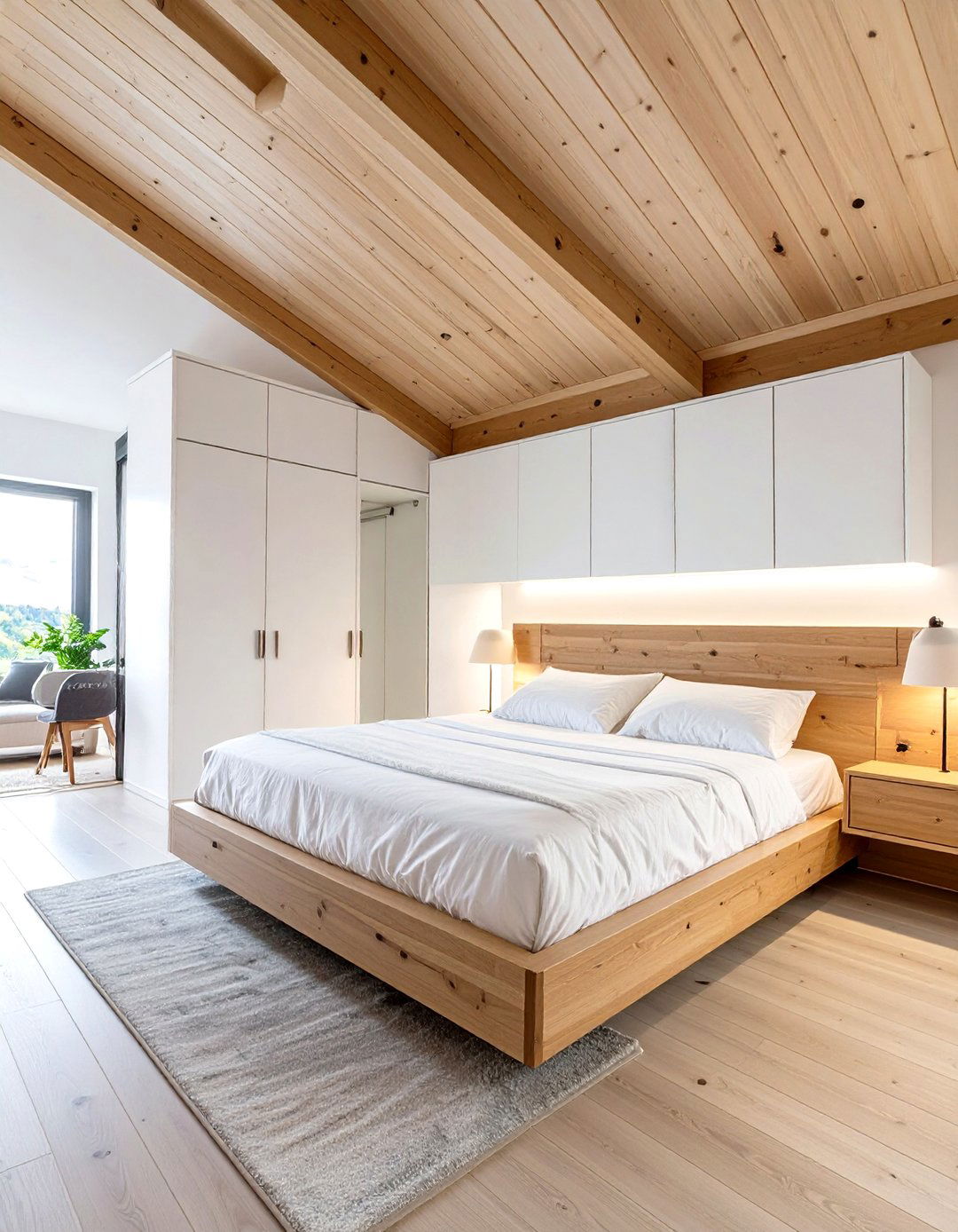 IKEA PAX System Modifications for Sloped Areas - 24 Sloped Ceiling Closet Ideas