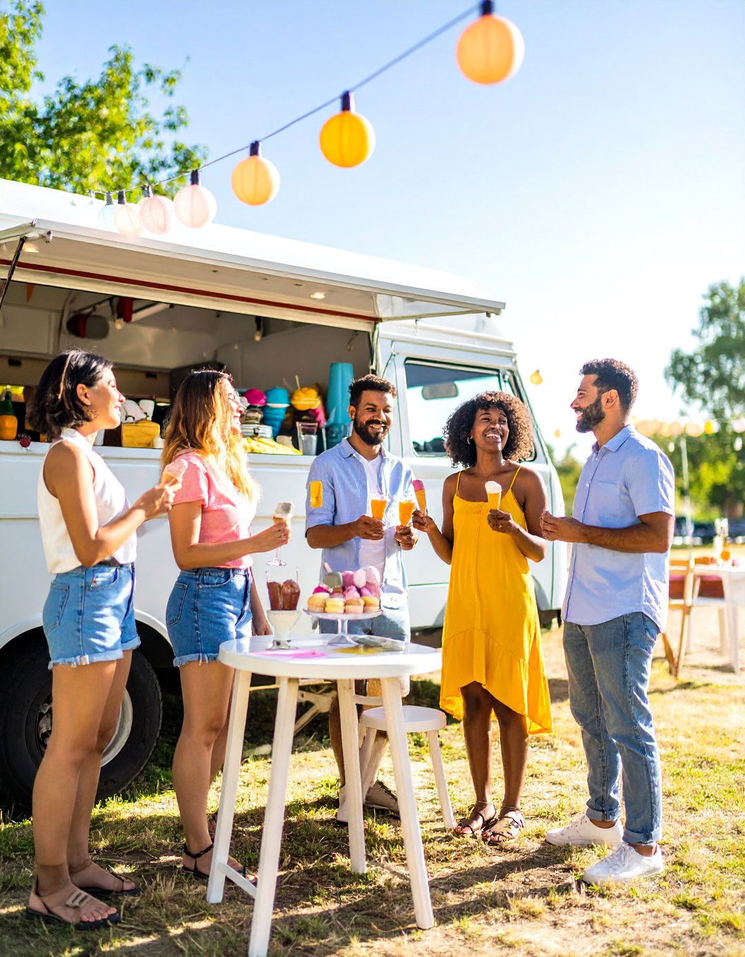 Ice Cream Truck Experience - 24 Wedding Food Ideas