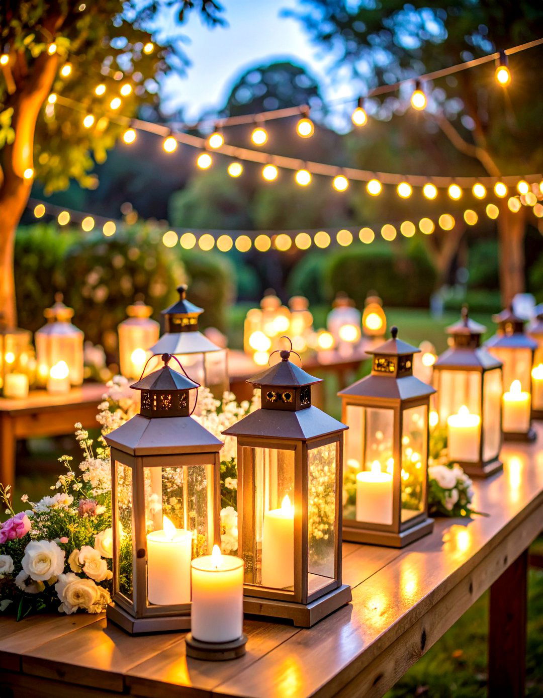 Illuminated Lantern Displays - 24 Graduation Centerpiece Ideas