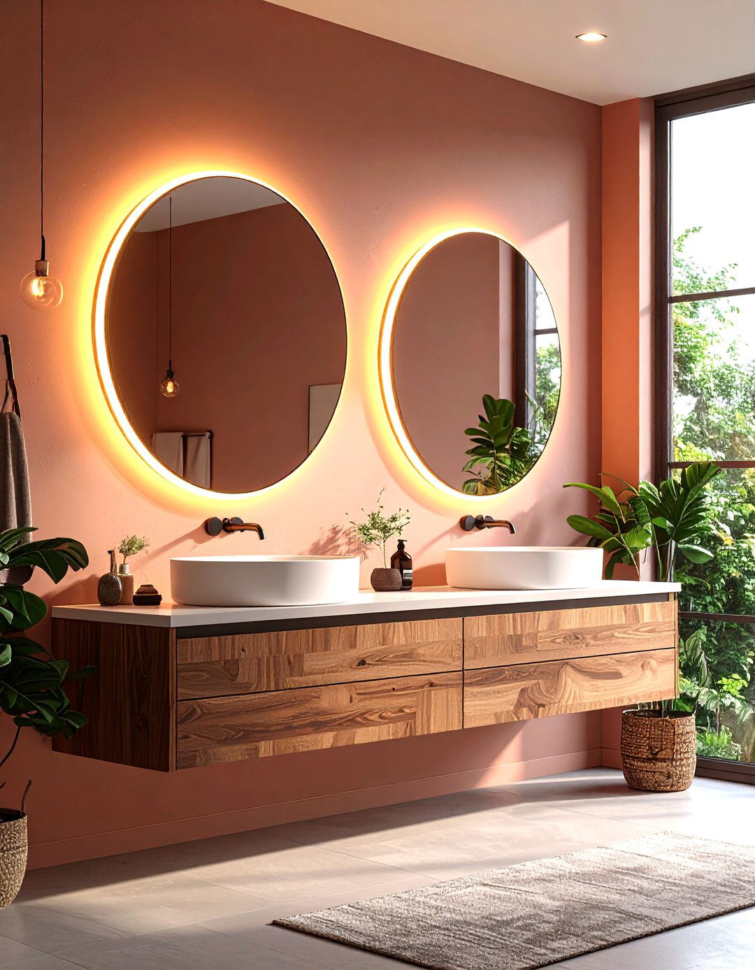 Illuminated Magnifying Mirror with Extension Arm - 24 Bathroom Mirror Ideas