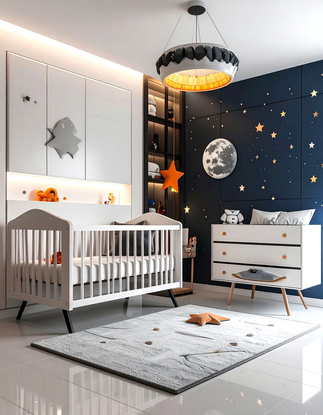 Imperial Stormtrooper Minimalist - 24 Star Wars Nursery Ideas