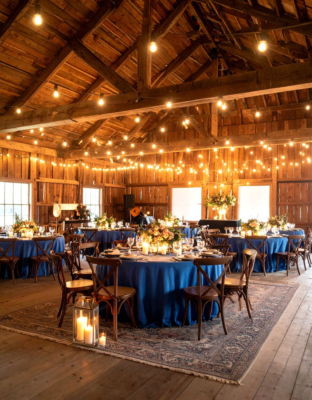 Indoor Barn Wedding with Intimate Atmosphere