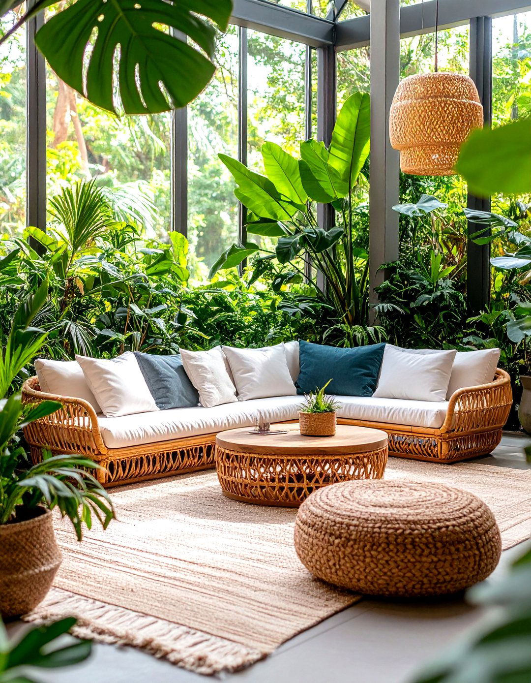 Indoor Garden Meditation Oasis - 24 Boho Meditation Room Ideas