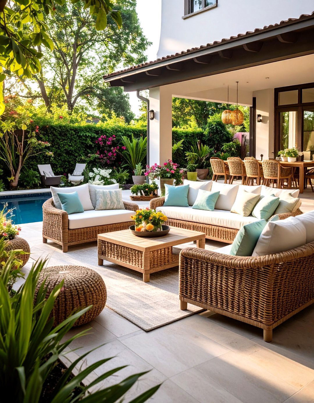 Indoor Outdoor Flow with Natural Transitions - 24 Boho Cottage Style Decor Ideas