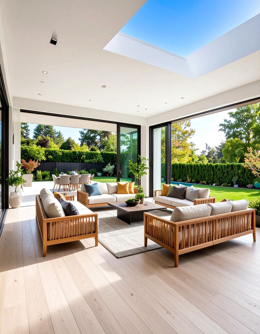 Indoor Outdoor Great Room with Seamless Transitions - 24 Great Room Ideas