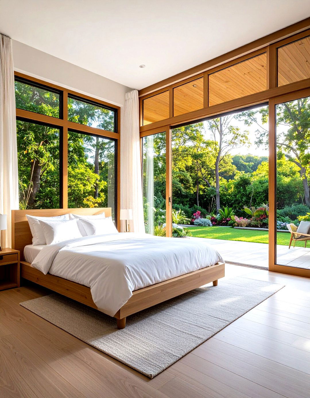 Indoor Outdoor Integration - 24 luxury modern bedroom ideas