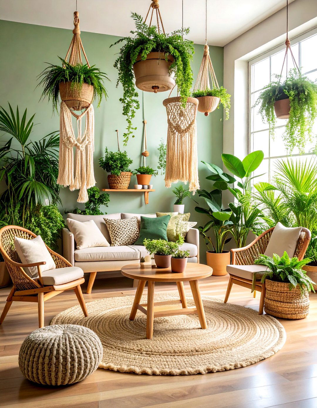 Indoor Plant Jungle Oasis - 24 70s Living Room Ideas