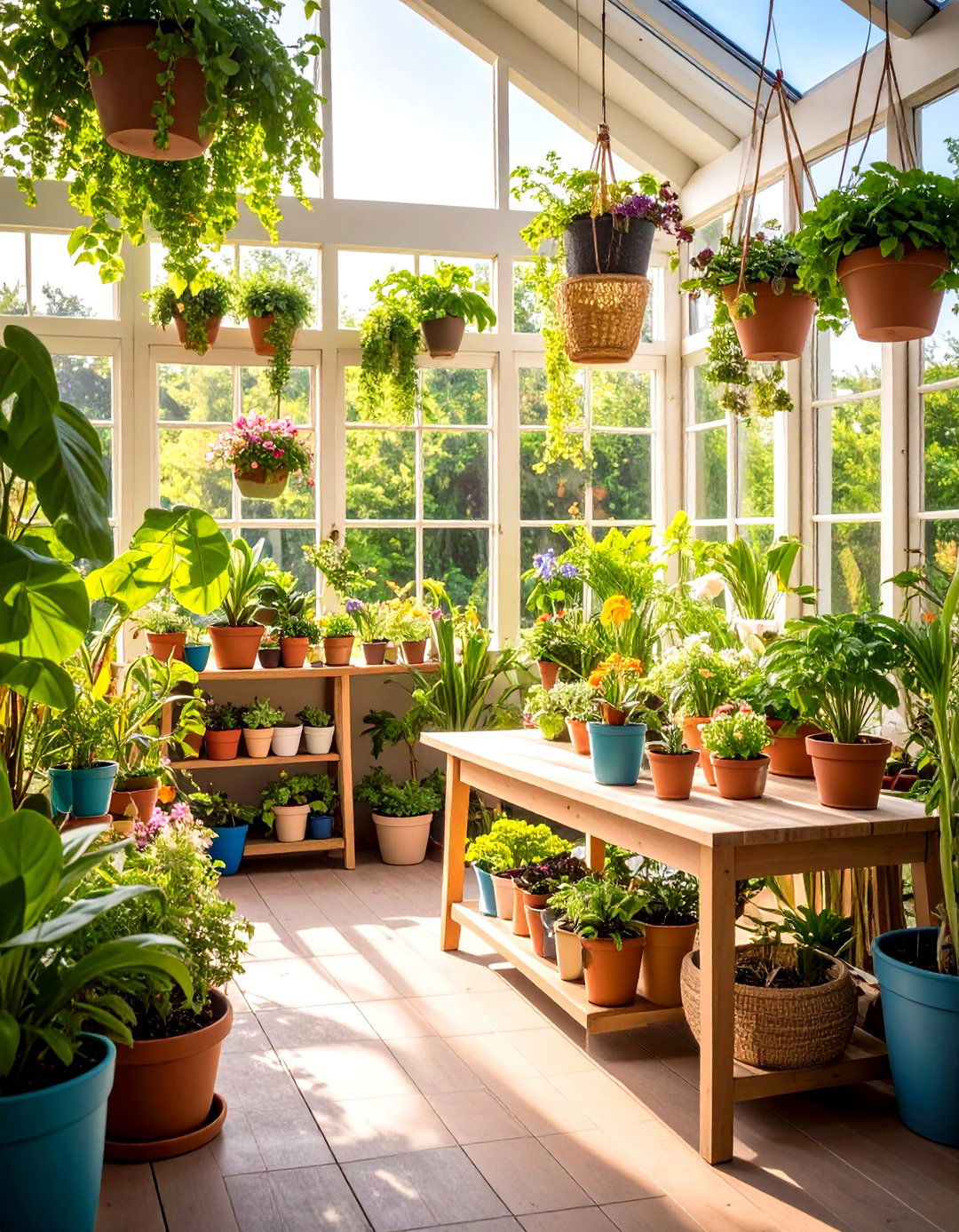Indoor Plant Sanctuary - 24 Small Sunroom Ideas
