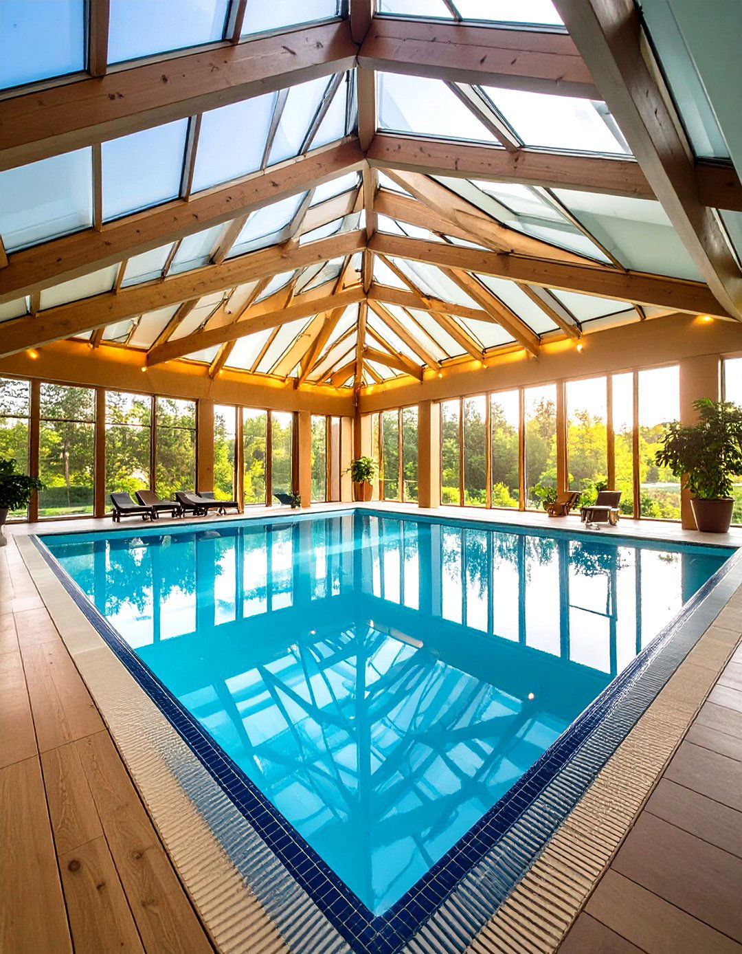 Indoor Swimming Pool with Retractable Roof - 24 Swimming Pool Ideas