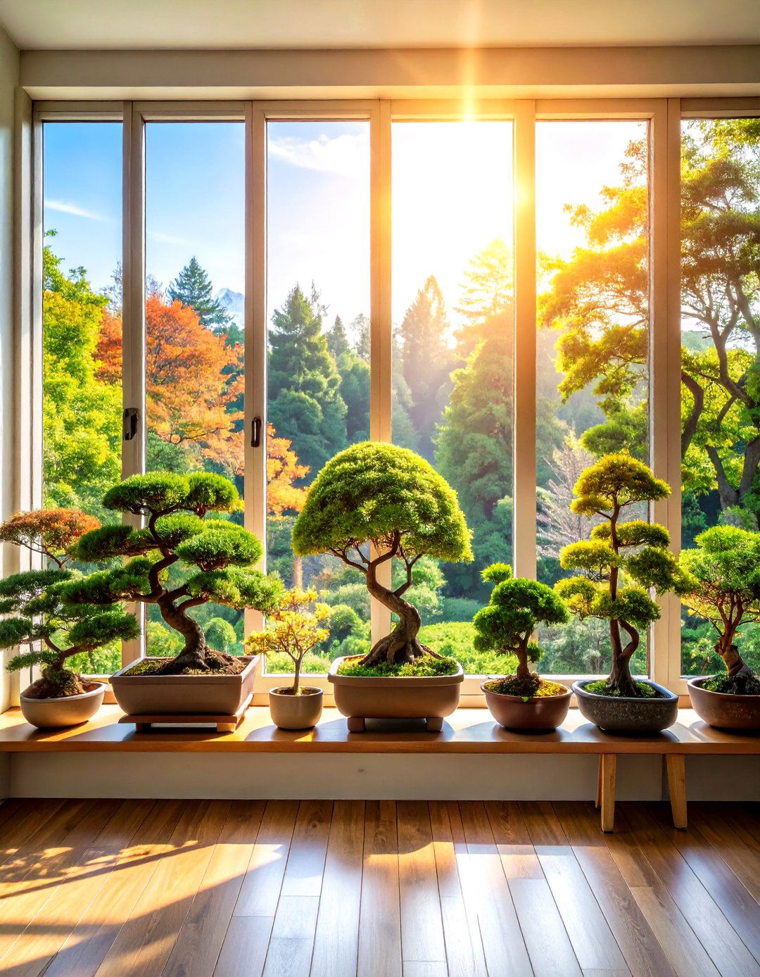 Indoor Window Bonsai Garden Sanctuary - 24 Bonsai Garden Ideas