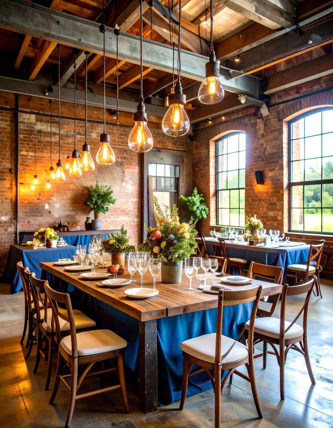 Industrial Barn Wedding with Metal Accents - 24 Barn Wedding Ideas