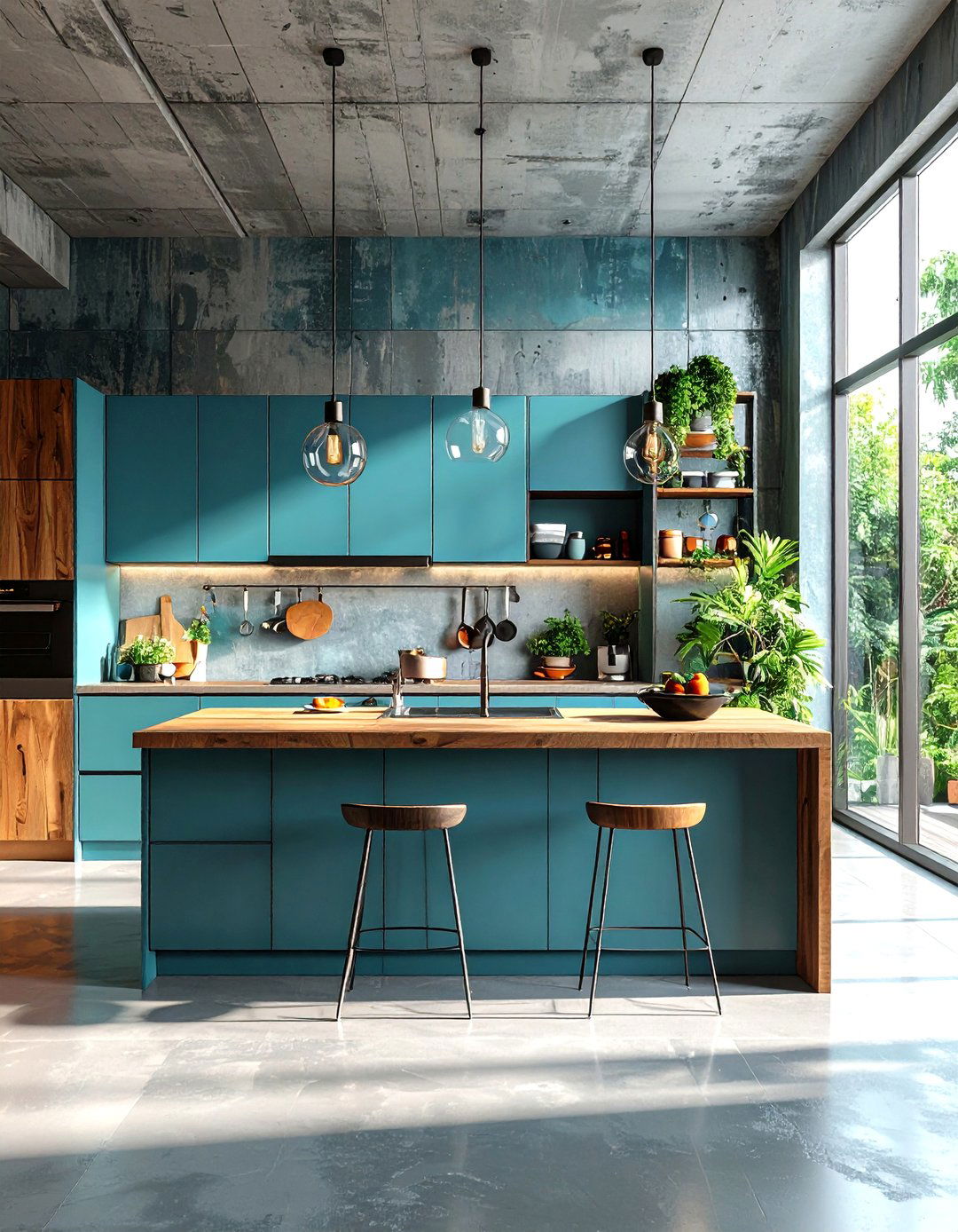 Industrial Bauhaus Kitchen Workspace - 24 Bauhaus Interior Design Ideas