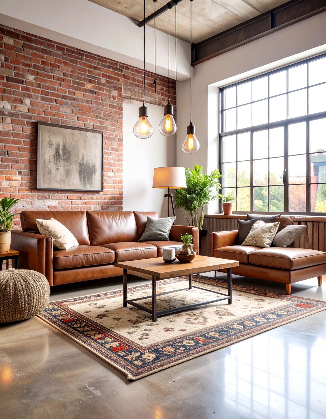 Industrial Boho Loft Style - 24 Colorful Boho Living Room Ideas