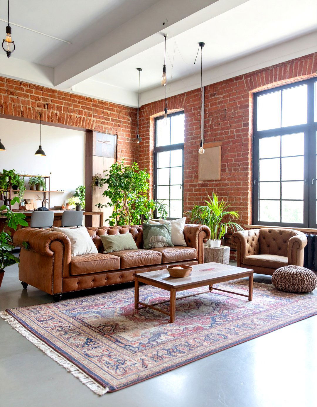 Industrial Boho Loft - 24 Boho Room Ideas