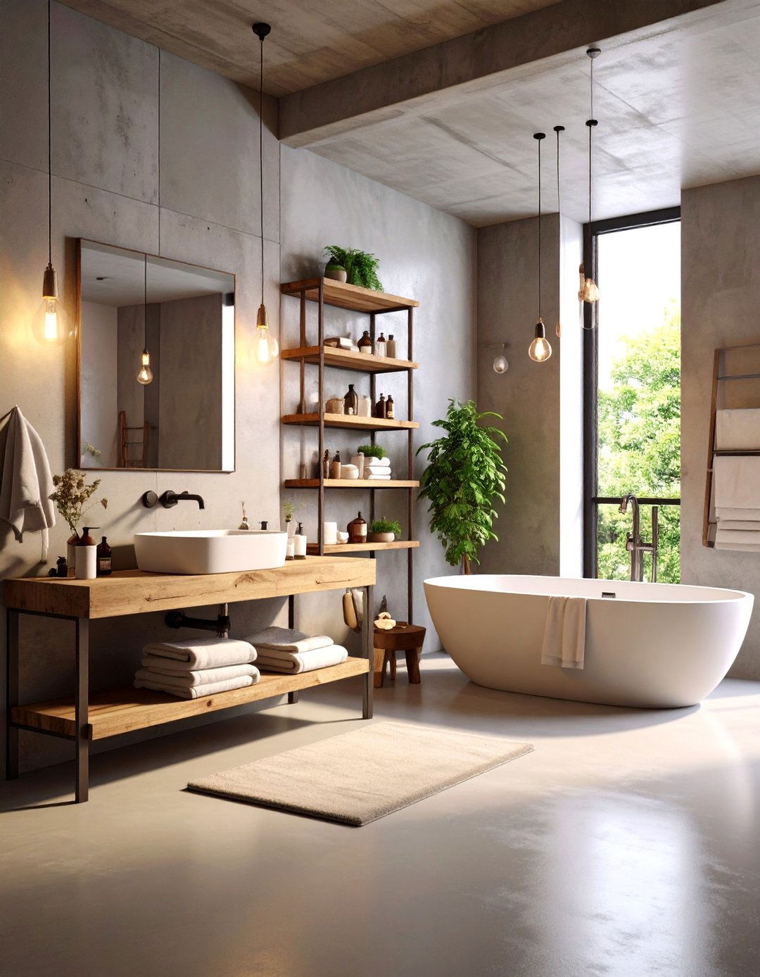 Industrial Brown Concrete Textures