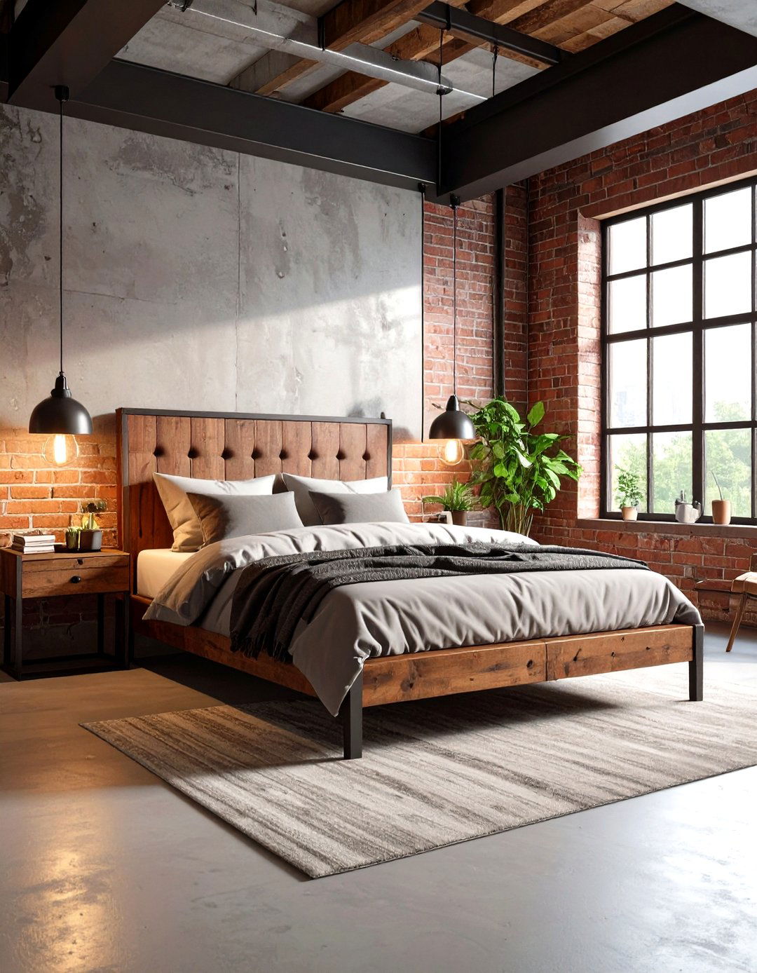 Industrial Chic Guest Bedroom - 24 guest room ideas