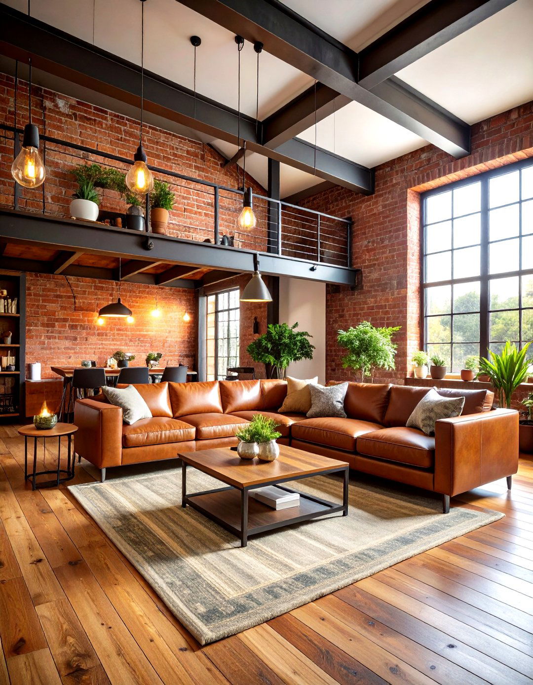 Industrial Chic Living Room - 24 Room Decorating Ideas