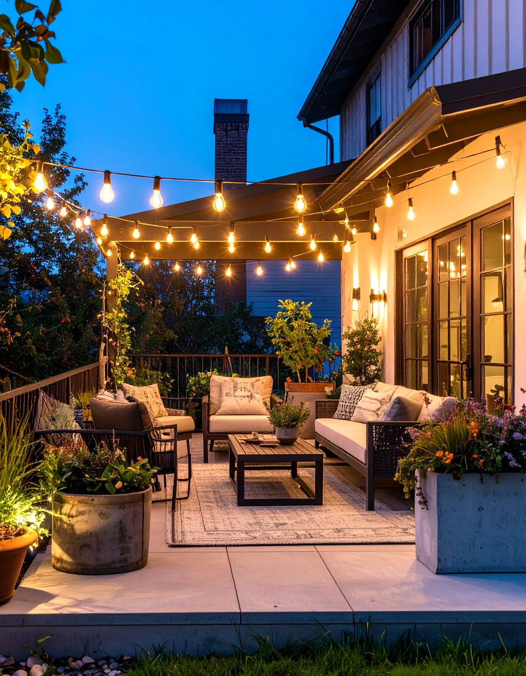 Industrial Chic Urban Style - 24 Small Front Porch Ideas