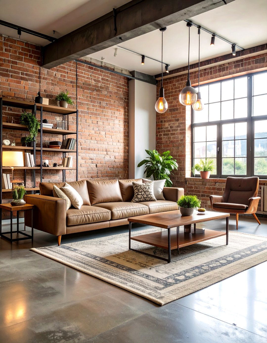 Industrial Cream Edge - 24 Cream Living Room Ideas