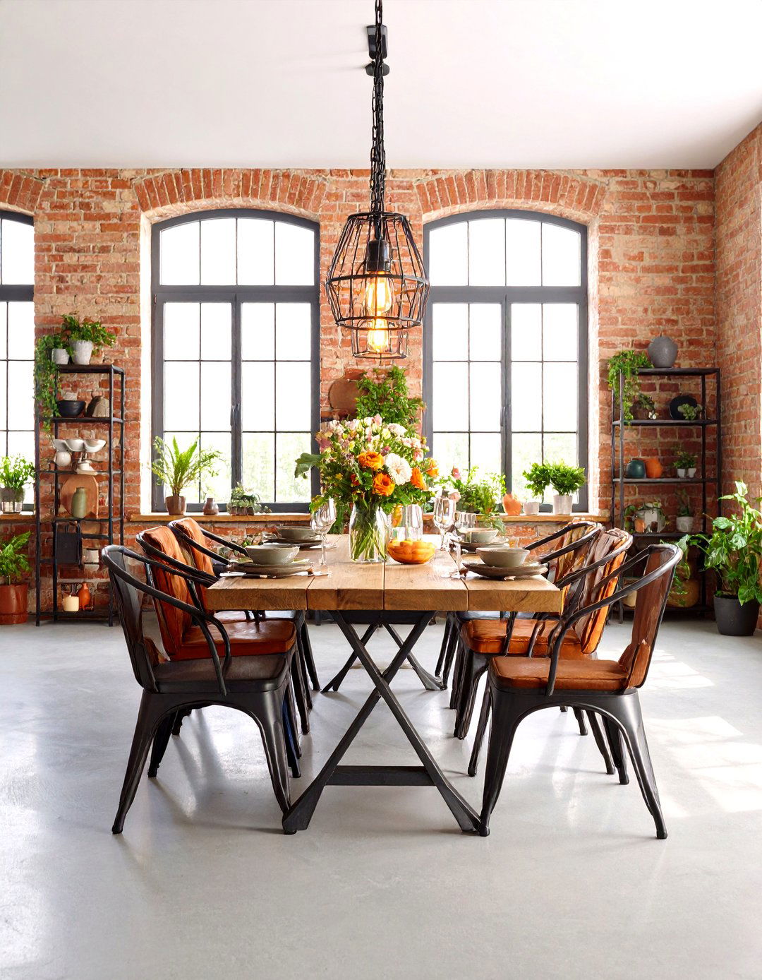 Industrial Eclectic Dining Room - 24 Eclectic Dining Room Ideas
