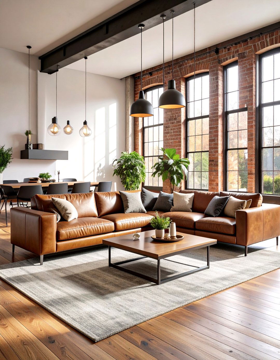 Industrial Egyptian Cotton Loft Design - 24 Dulux Egyptian Cotton Living Room Ideas