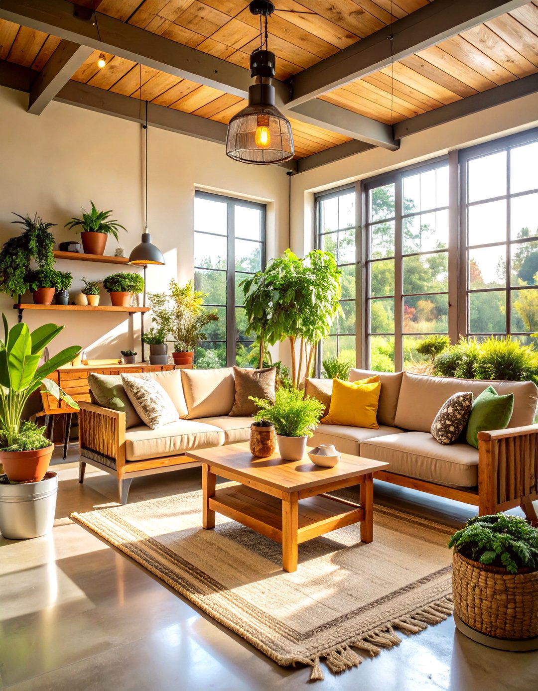 Industrial Farmhouse Sunroom - 24 Farmhouse Sunroom Ideas