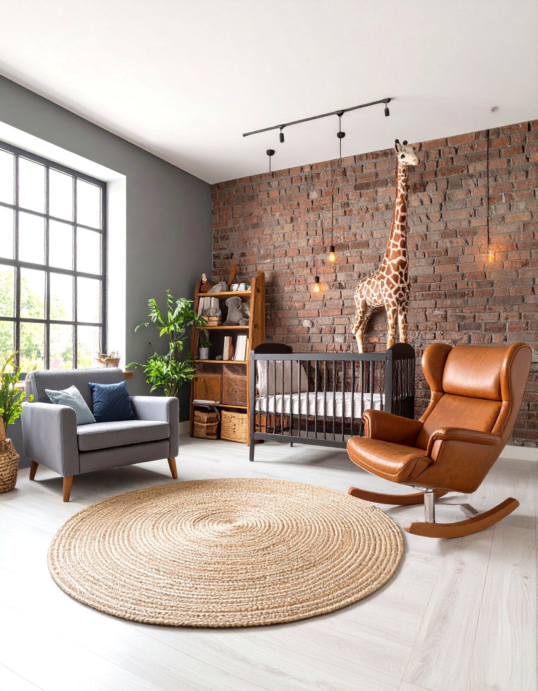Industrial Giraffe Nursery - 24 Giraffe Nursery Ideas